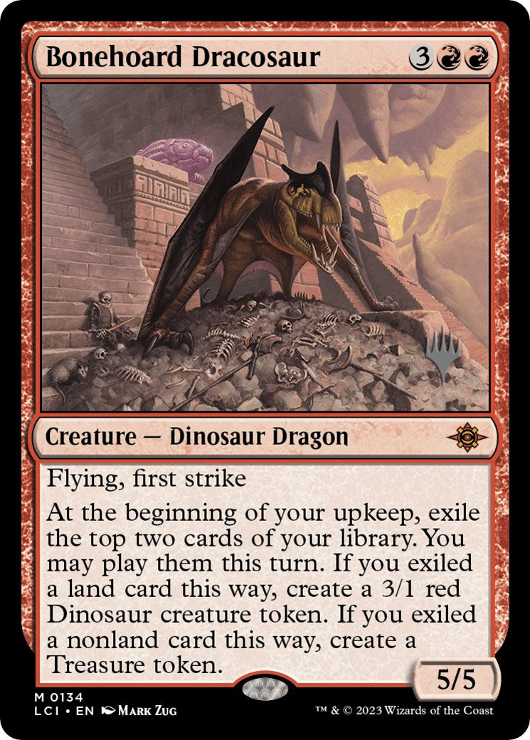 Bonehoard Dracosaur (Promo Pack) [The Lost Caverns of Ixalan Promos] | Exor Games Summserside