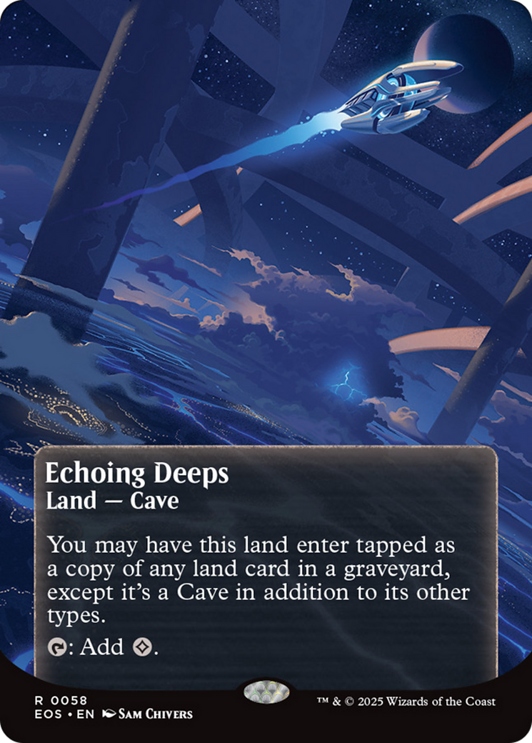 Echoing Deeps (0058) (Borderless) [Edge of Eternities: Stellar Sights] | Exor Games Summserside