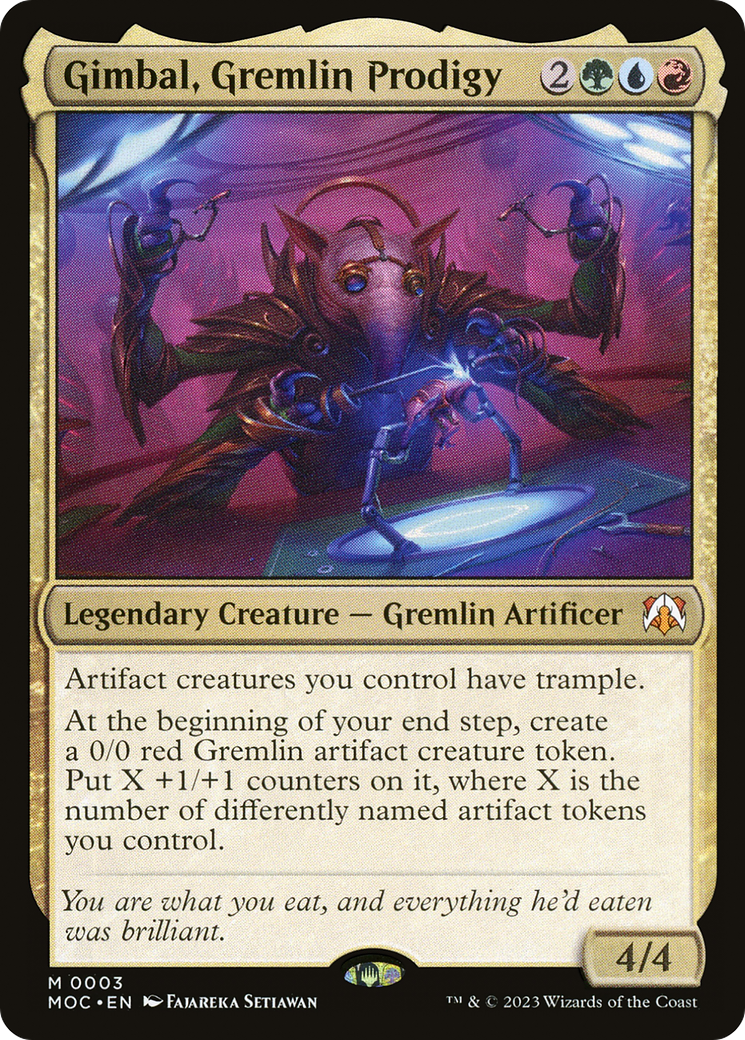 Gimbal, Gremlin Prodigy [March of the Machine Commander] | Exor Games Summserside