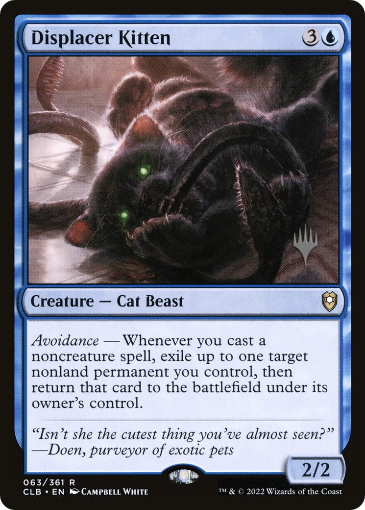 Displacer Kitten (Promo Pack) [The Lost Caverns of Ixalan Promos] | Exor Games Summserside