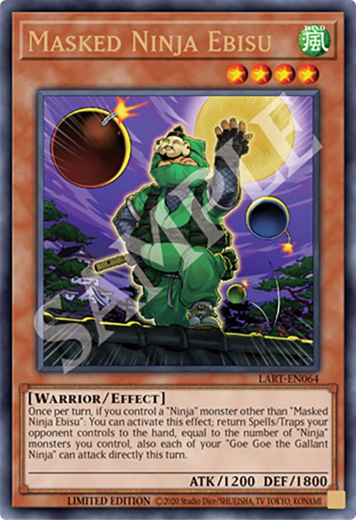 Masked Ninja Ebisu [LART-EN064] Ultra Rare | Exor Games Summserside