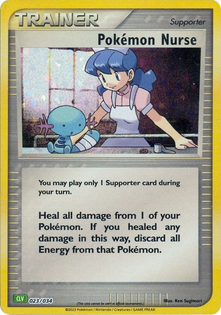 Pokemon Nurse (023/034) [Trading Card Game Classic] | Exor Games Summserside