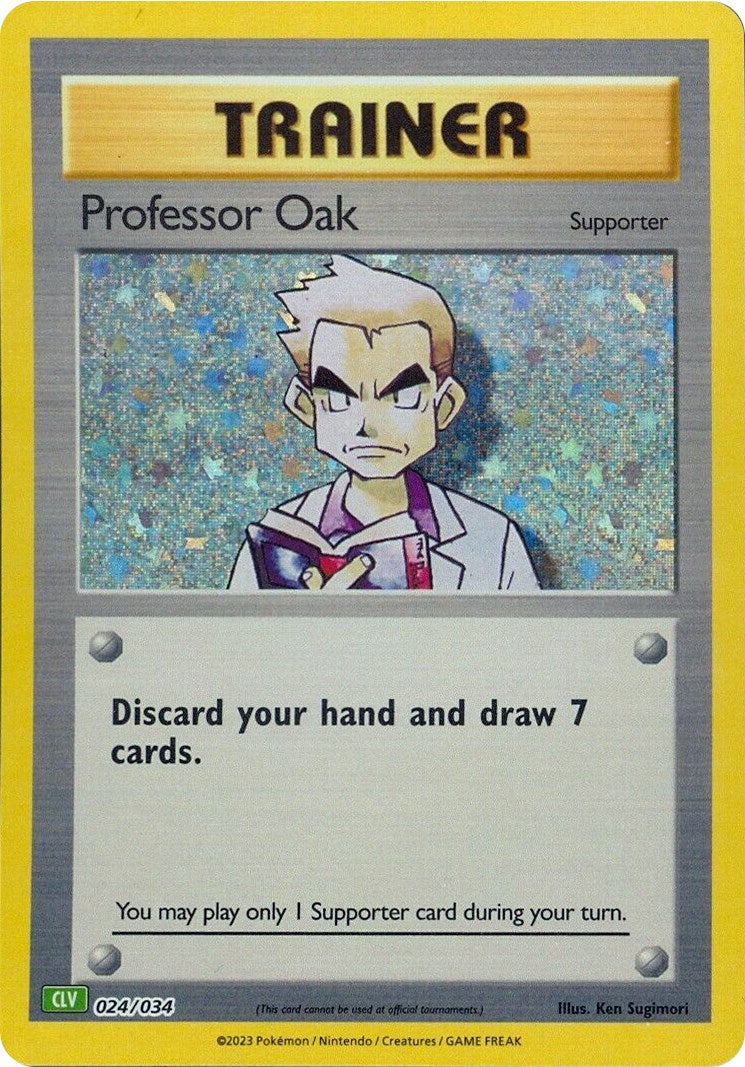 Professor Oak (CLV) [Trading Card Game Classic] | Exor Games Summserside