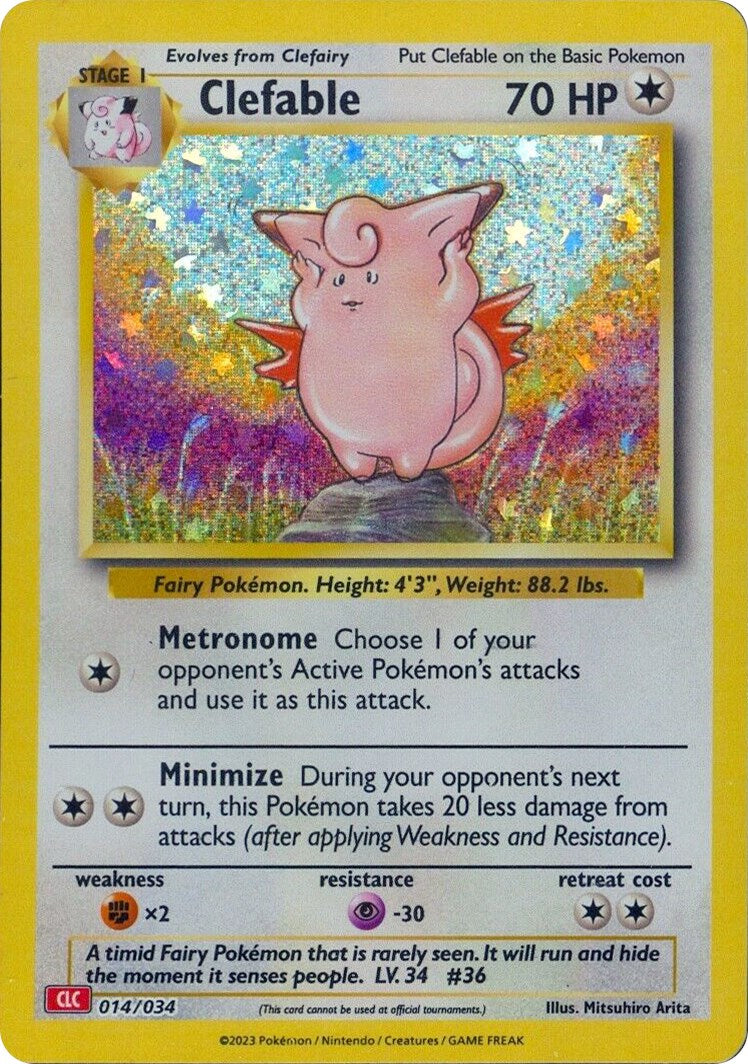 Clefable [Trading Card Game Classic] | Exor Games Summserside