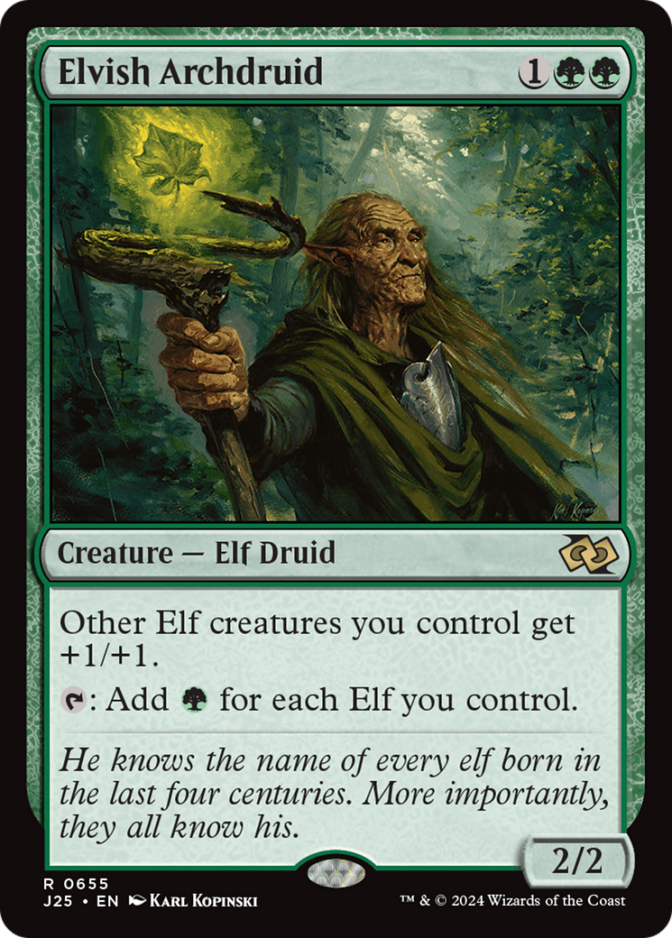 Elvish Archdruid [Foundations Jumpstart] | Exor Games Summserside