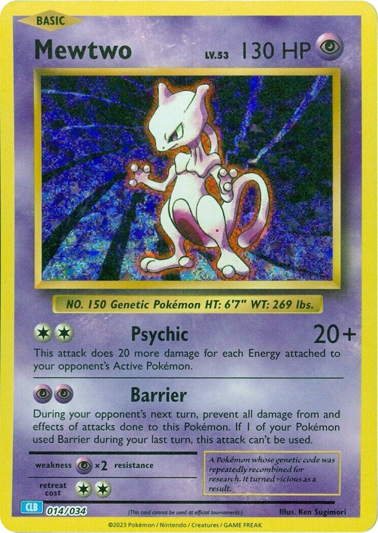 Mewtwo [Trading Card Game Classic] | Exor Games Summserside