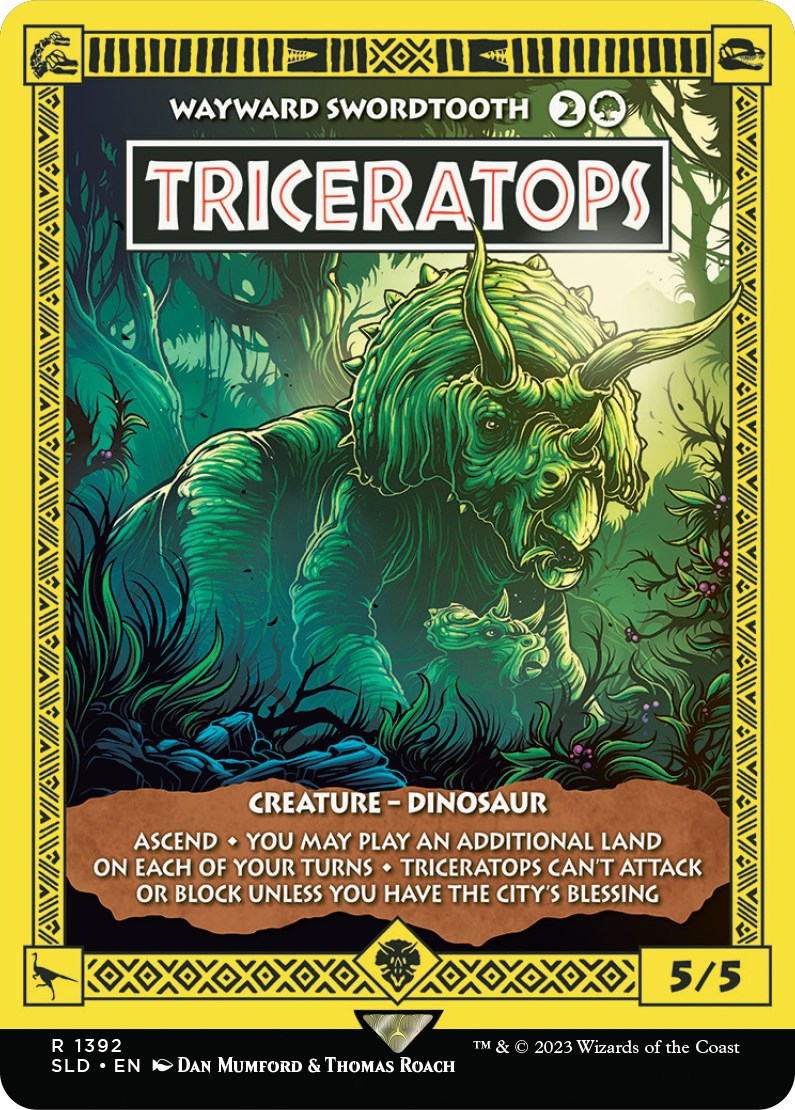 Triceratops - Wayward Swordtooth [Secret Lair Drop Series] | Exor Games Summserside