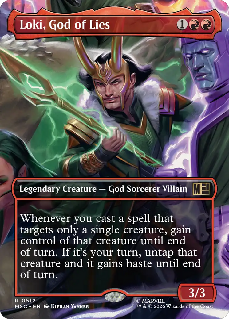 Loki, God of Lies (Borderless) [Marvel Super Heroes Commander] | Exor Games Summserside