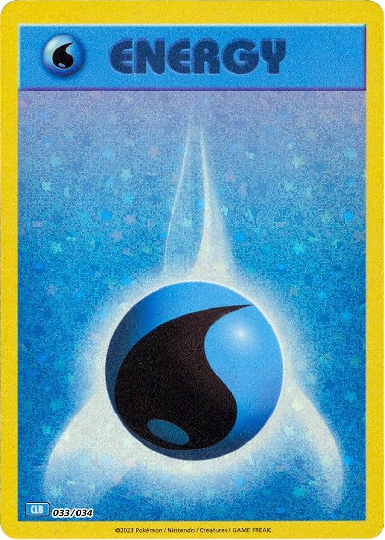 Basic Water Energy [Trading Card Game Classic] | Exor Games Summserside