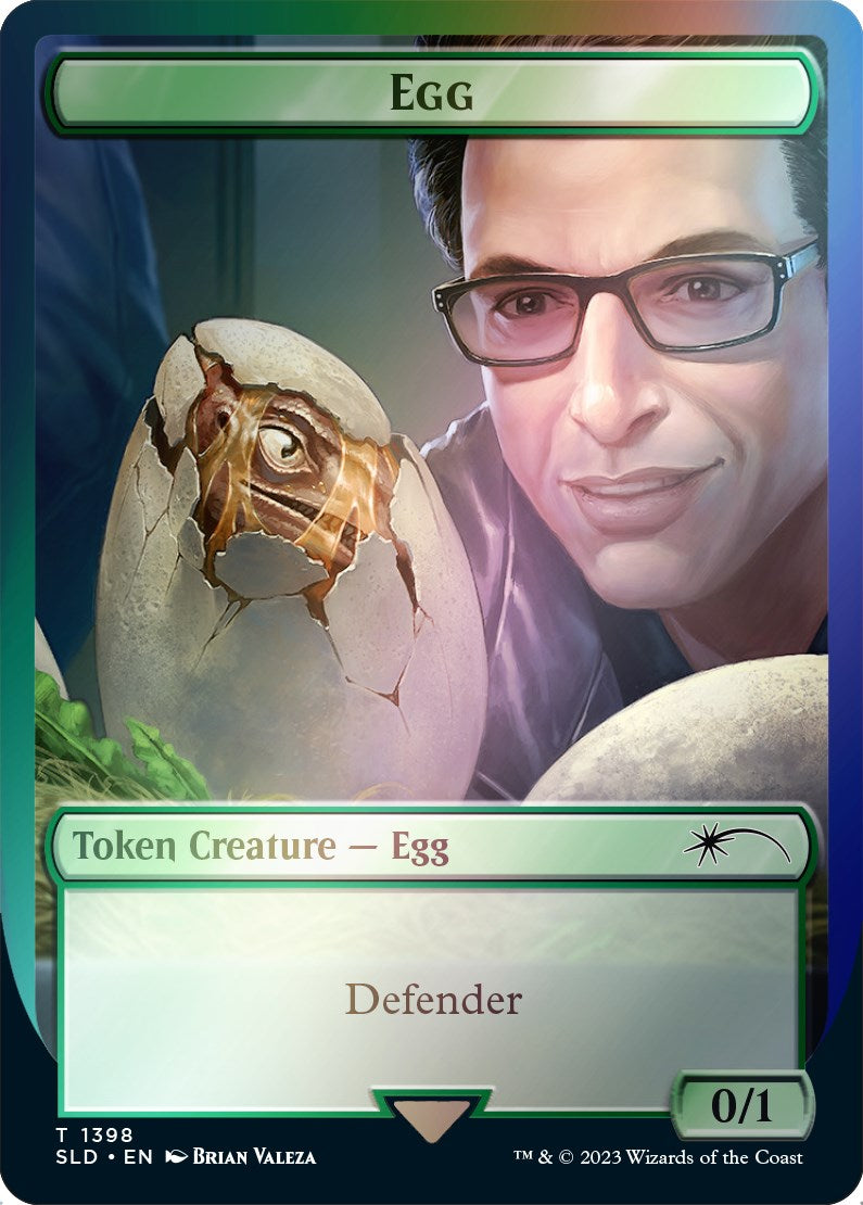 Egg Token (Rainbow Foil) [Secret Lair Drop Series] | Exor Games Summserside