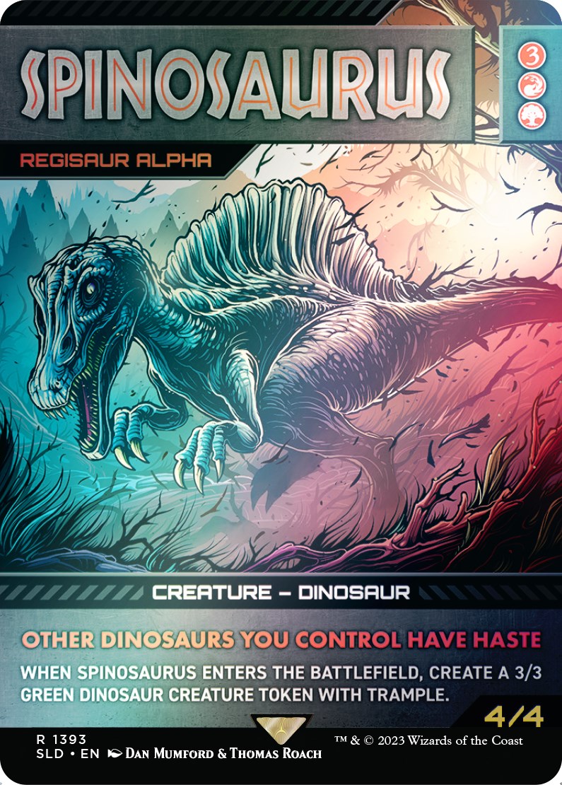 Spinosaurus - Regisaur Alpha (Rainbow Foil) [Secret Lair Drop Series] | Exor Games Summserside