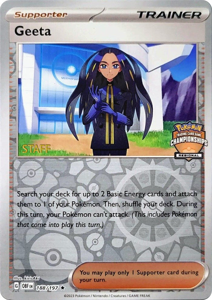 Geeta (188/197) (Staff Regional Championships) [League & Championship Cards] | Exor Games Summserside