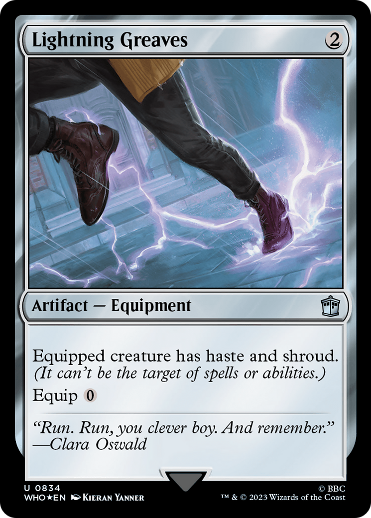 Lightning Greaves (Surge Foil) [Doctor Who] | Exor Games Summserside