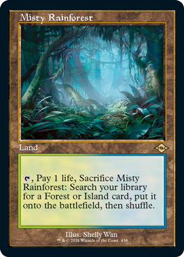 Misty Rainforest (Retro Foil Etched) [Modern Horizons 2] | Exor Games Summserside