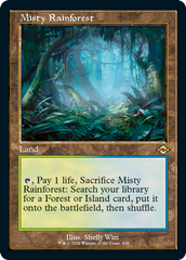 Misty Rainforest (Retro Foil Etched) [Modern Horizons 2] | Exor Games Summserside
