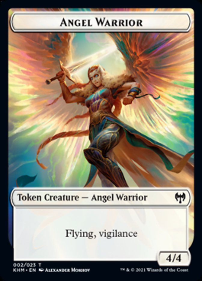 Angel Warrior Token [Kaldheim Tokens] | Exor Games Summserside