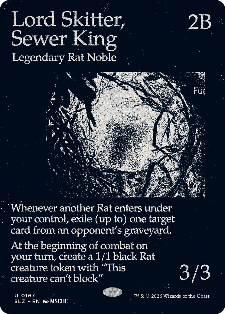 Lord Skitter, Sewer King (0167) [Secret Lair x MSCHF: The Zeta Set] | Exor Games Summserside