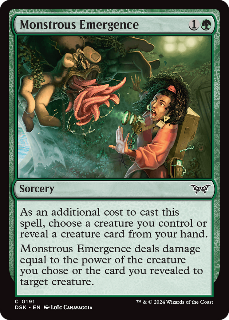 Monstrous Emergence [Duskmourn: House of Horror] | Exor Games Summserside