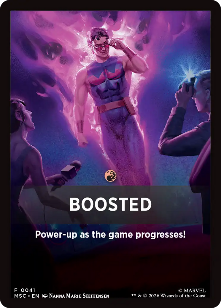 Boosted Theme Card [Marvel Super Heroes Commander] | Exor Games Summserside