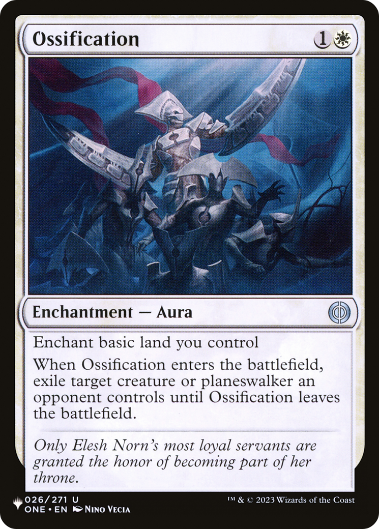 Ossification [The List] | Exor Games Summserside