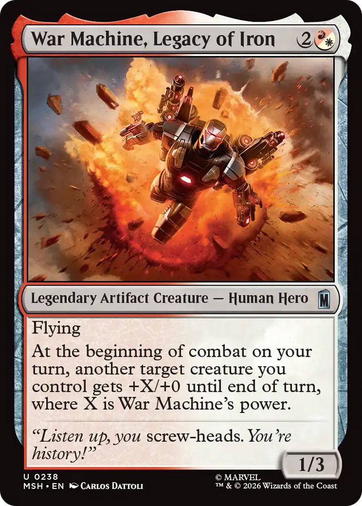 War Machine, Legacy of Iron [Marvel Super Heroes] | Exor Games Summserside