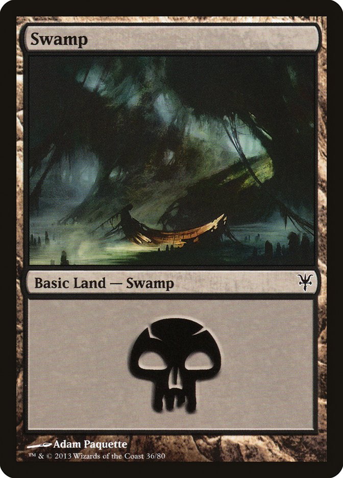 Swamp (36) [Duel Decks: Sorin vs. Tibalt] | Exor Games Summserside