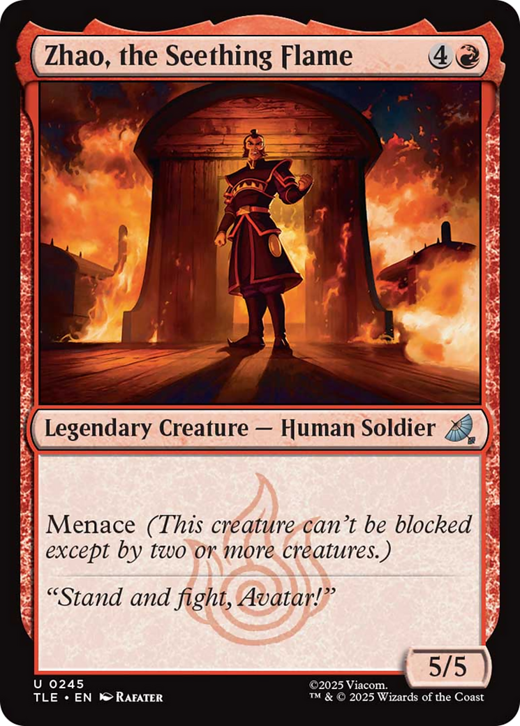 Zhao, the Seething Flame [Avatar: The Last Airbender: Eternal-Legal] | Exor Games Summserside