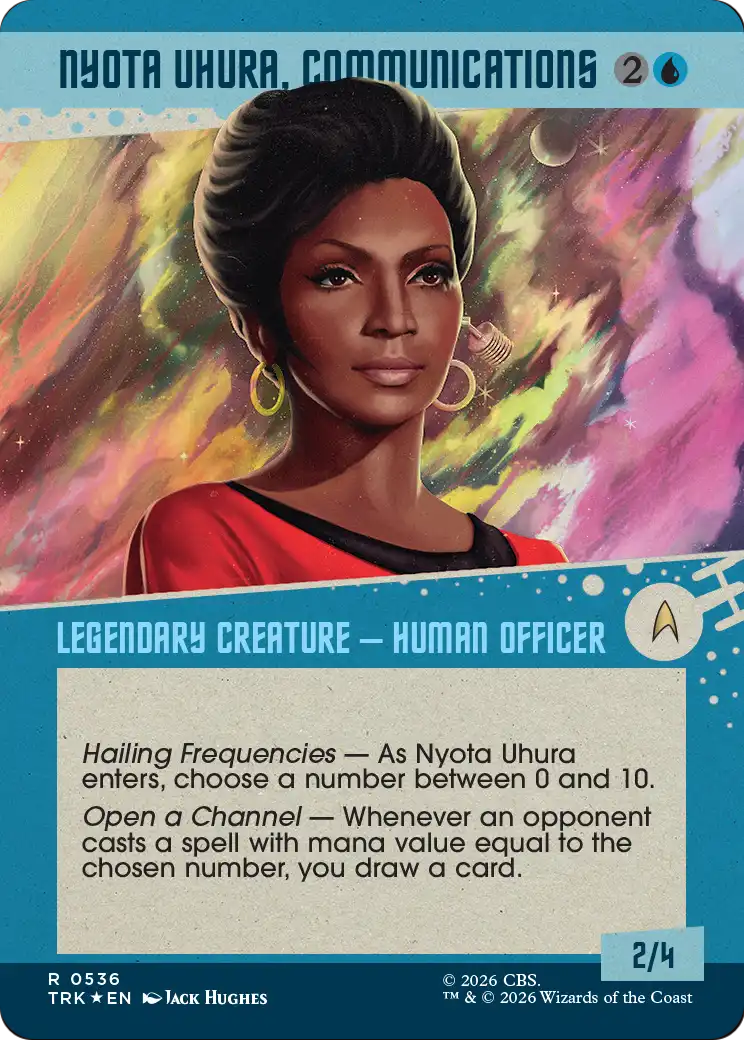 Nyota Uhura, Communications (Showcase) (Surge Foil) [Star Trek] | Exor Games Summserside
