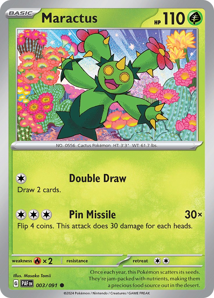 Maractus (003/091) [Scarlet & Violet: Paldean Fates] | Exor Games Summserside