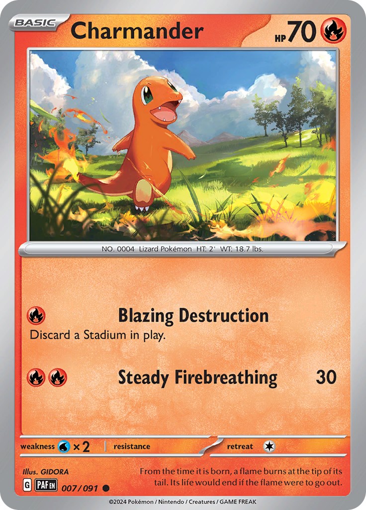 Charmander (007/091) [Scarlet & Violet: Paldean Fates] | Exor Games Summserside