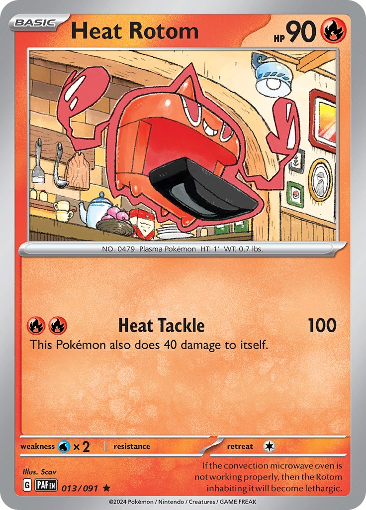 Heat Rotom (013/091) [Scarlet & Violet: Paldean Fates] | Exor Games Summserside