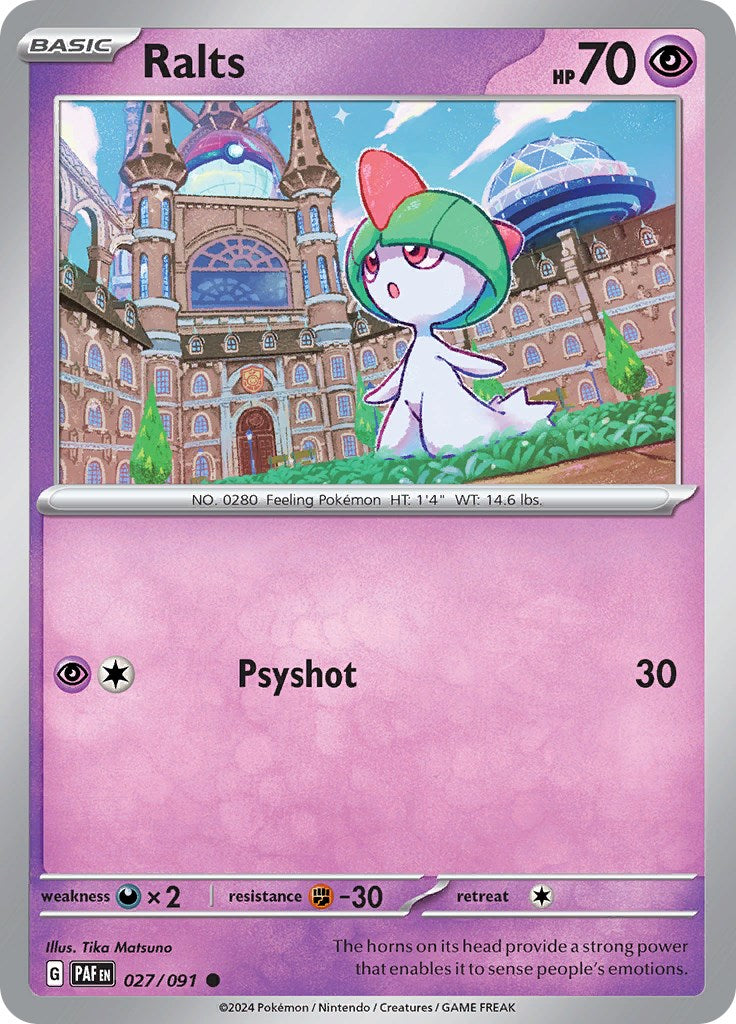 Ralts (027/091) [Scarlet & Violet: Paldean Fates] | Exor Games Summserside