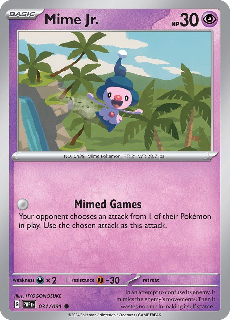 Mime Jr. (031/091) [Scarlet & Violet: Paldean Fates] | Exor Games Summserside