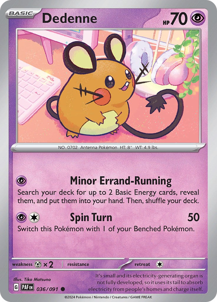 Dedenne (036/091) [Scarlet & Violet: Paldean Fates] | Exor Games Summserside