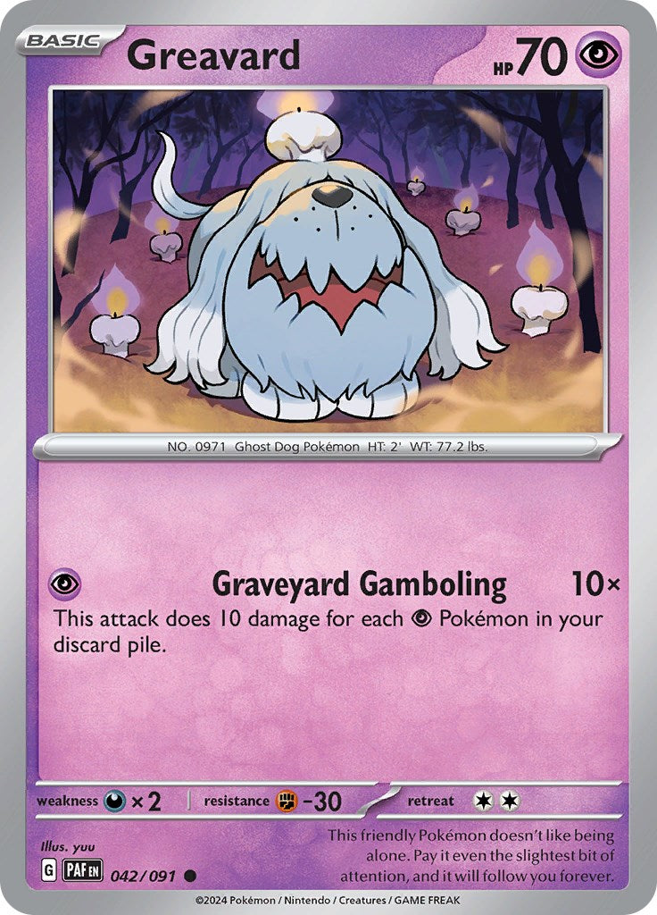 Greavard (042/091) [Scarlet & Violet: Paldean Fates] | Exor Games Summserside