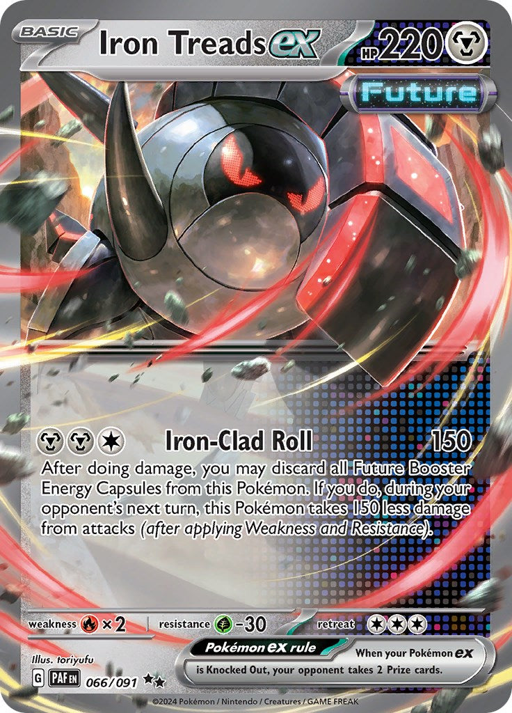 Iron Treads ex (066/091) [Scarlet & Violet: Paldean Fates] | Exor Games Summserside