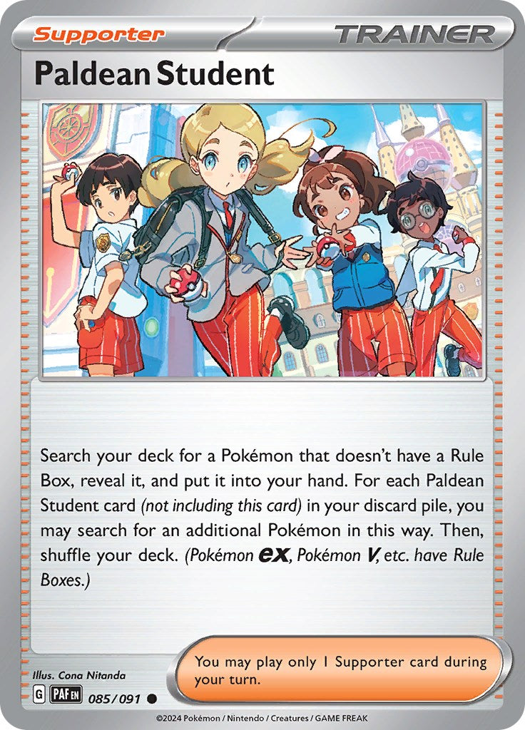 Paldean Student (085/091) [Scarlet & Violet: Paldean Fates] | Exor Games Summserside