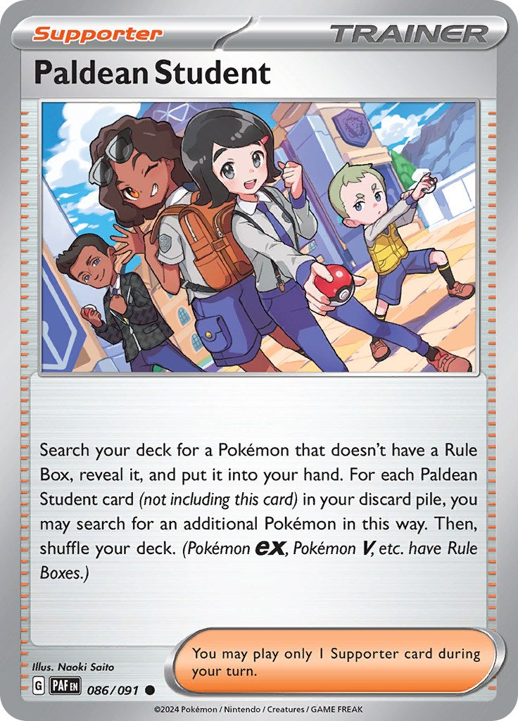 Paldean Student (086/091) [Scarlet & Violet: Paldean Fates] | Exor Games Summserside