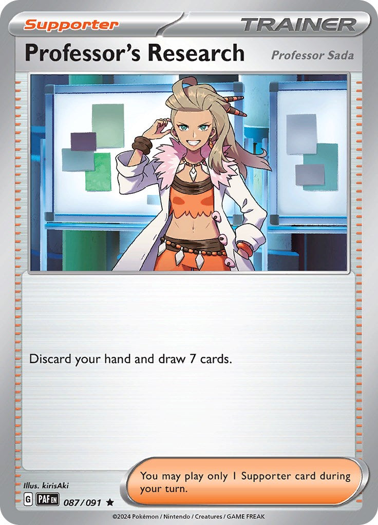 Professor's Research (087/091) [Scarlet & Violet: Paldean Fates] | Exor Games Summserside