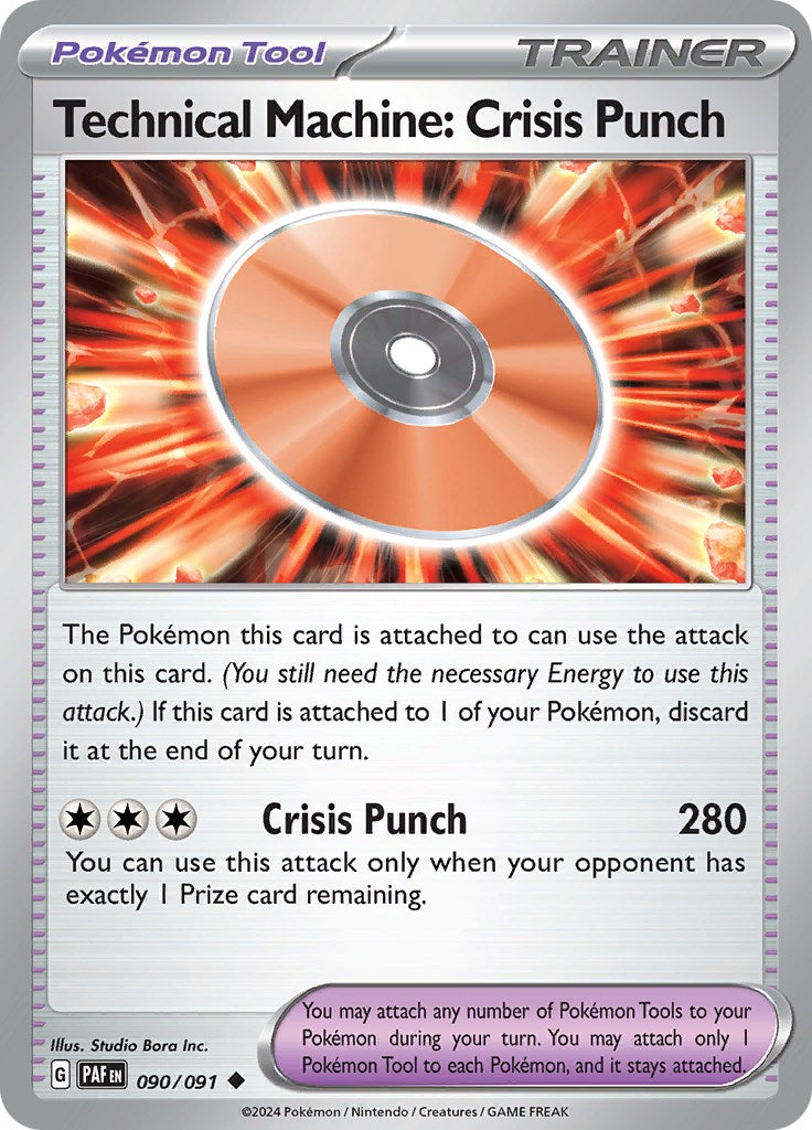 Technical Machine: Crisis Punch (090/091) [Scarlet & Violet: Paldean Fates] | Exor Games Summserside