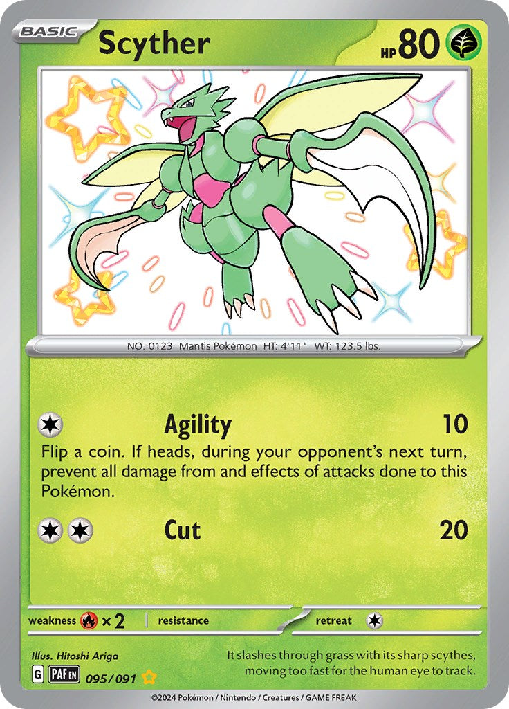 Scyther (095/091) [Scarlet & Violet: Paldean Fates] | Exor Games Summserside