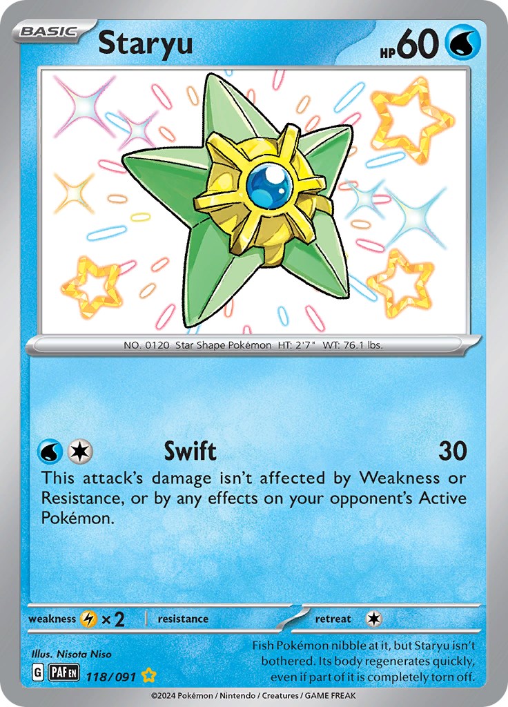 Staryu (118/091) [Scarlet & Violet: Paldean Fates] | Exor Games Summserside