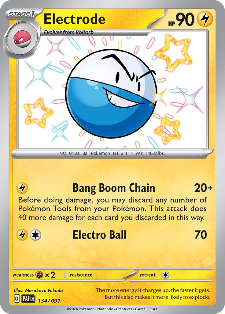 Electrode (134/091) [Scarlet & Violet: Paldean Fates] | Exor Games Summserside