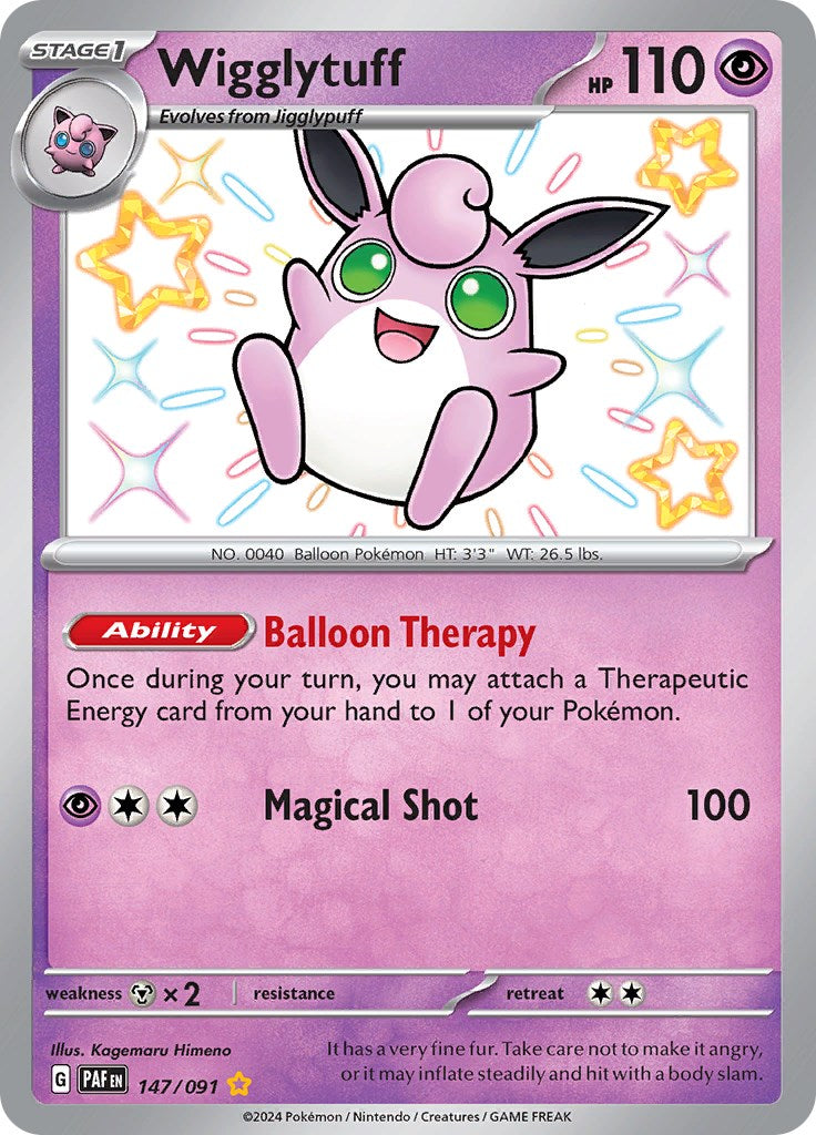 Wigglytuff (147/091) [Scarlet & Violet: Paldean Fates] | Exor Games Summserside