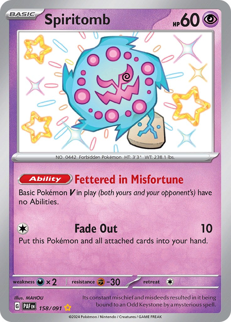 Spiritomb (158/091) [Scarlet & Violet: Paldean Fates] | Exor Games Summserside