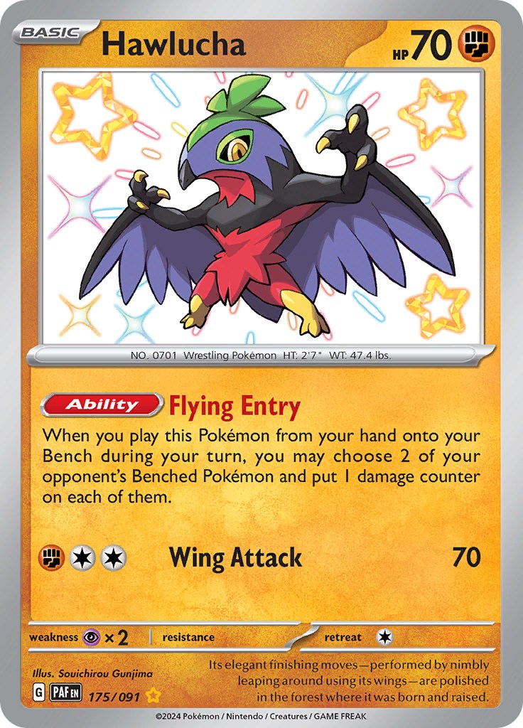 Hawlucha (175/091) [Scarlet & Violet: Paldean Fates] | Exor Games Summserside