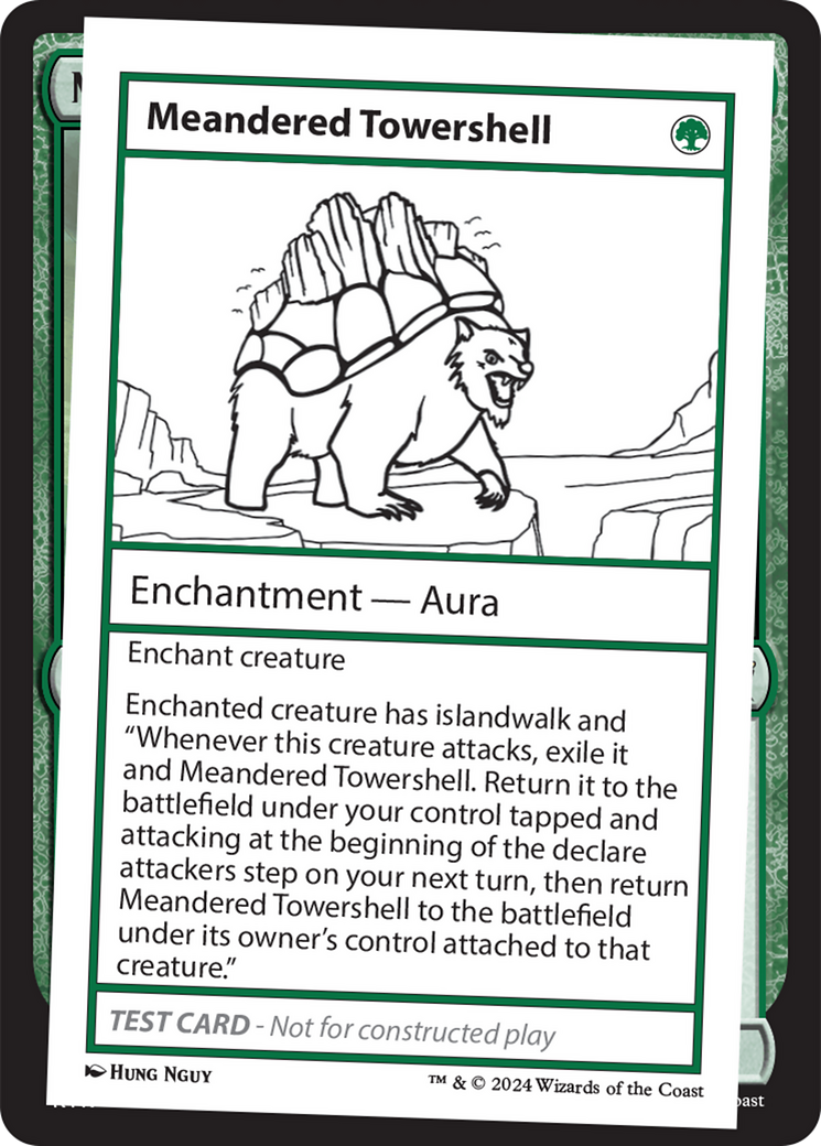 Meandered Towershell [Mystery Booster 2 Playtest Cards] | Exor Games Summserside