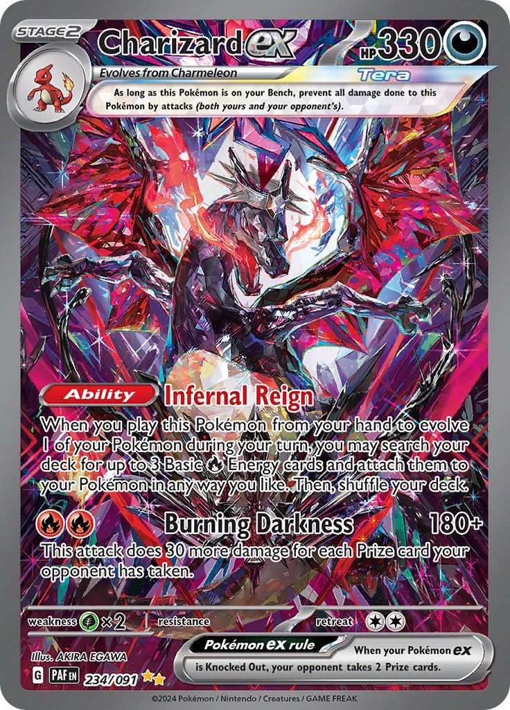 Charizard ex (234/091) [Scarlet & Violet: Paldean Fates] | Exor Games Summserside