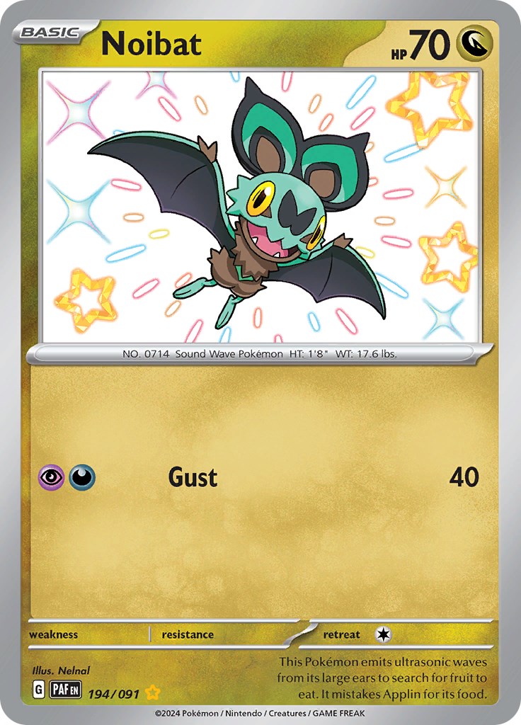 Noibat (194/091) [Scarlet & Violet: Paldean Fates] | Exor Games Summserside