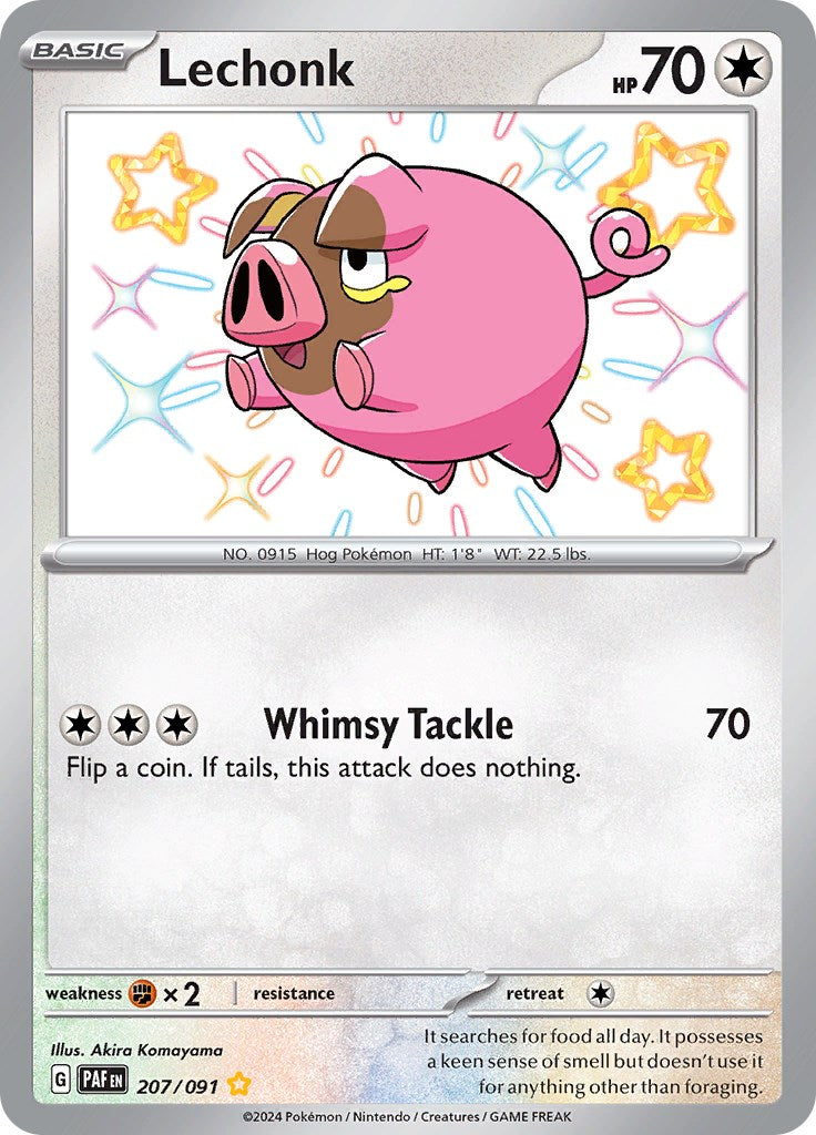 Lechonk (207/091) [Scarlet & Violet: Paldean Fates] | Exor Games Summserside